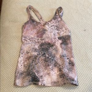 Lululemon built in bra Razorback tank